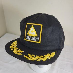COULSON FOREST PRODUCTS Cap Trucker Hat Snapback Baseball Vintage retro 80s